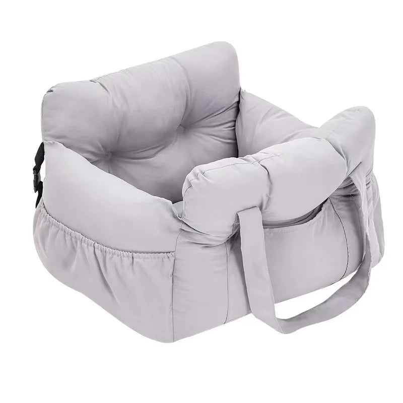 Dog Car Seat With Safety Belt Non Slip Pet Bed For Cars