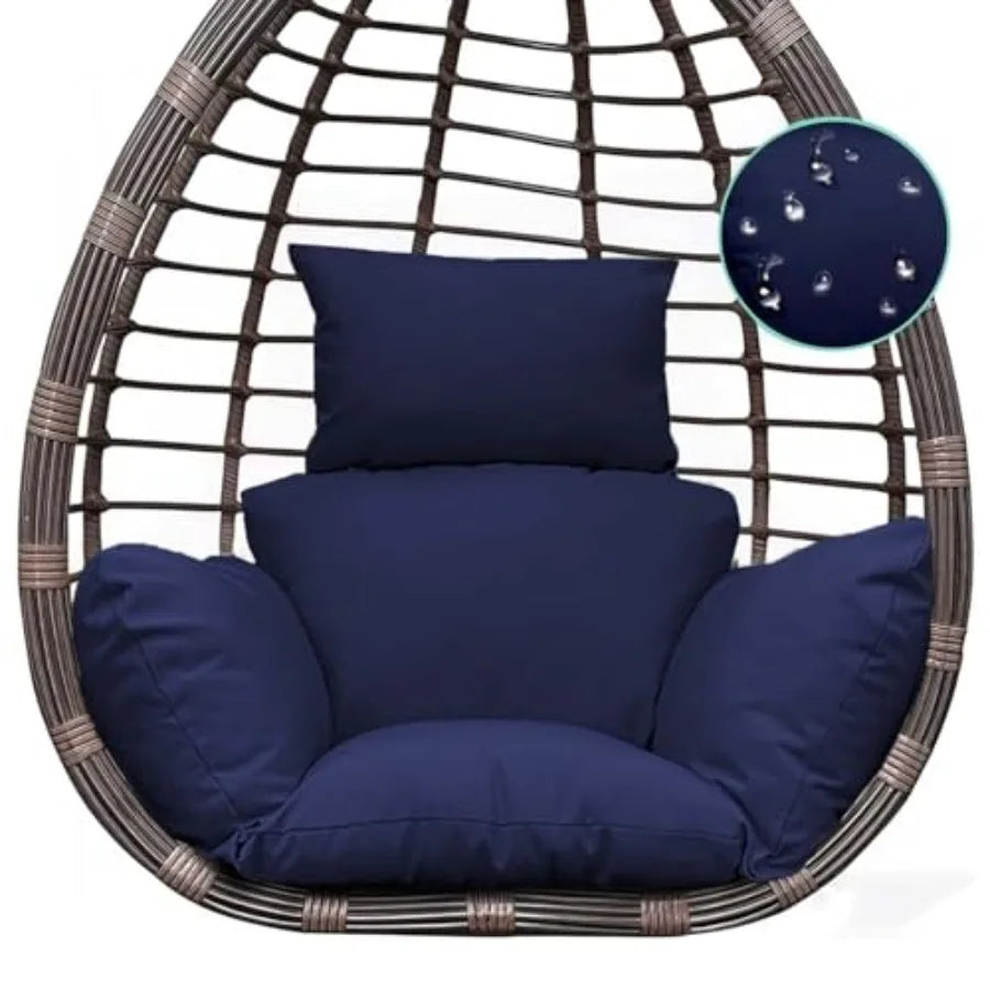 Egg Chair Cushion for Hanging Chair Indoor Outdoor Patio Garden Seat Pad