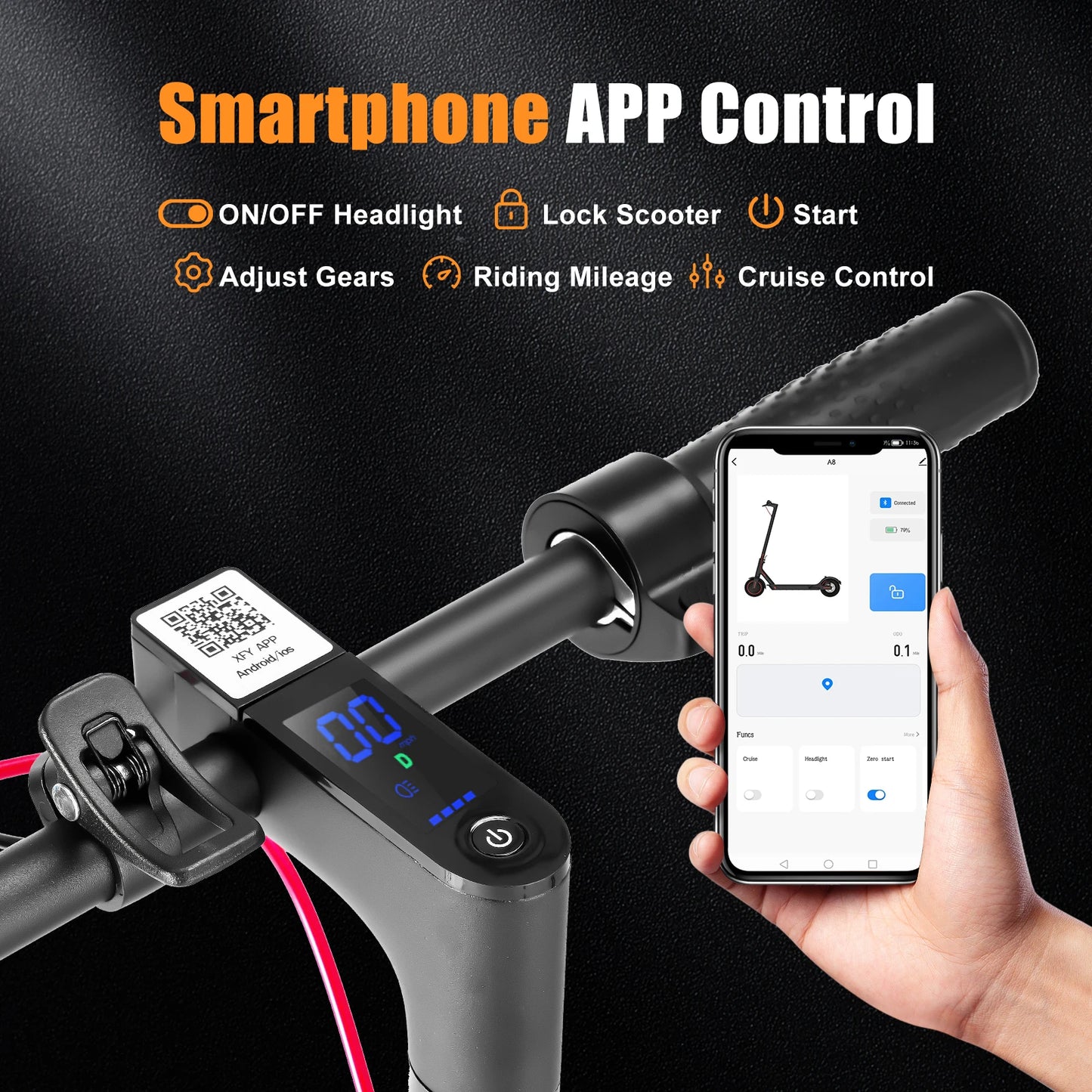 AILIFE 350W Foldable Electric Scooter A8 Mini Shock Absorbing
