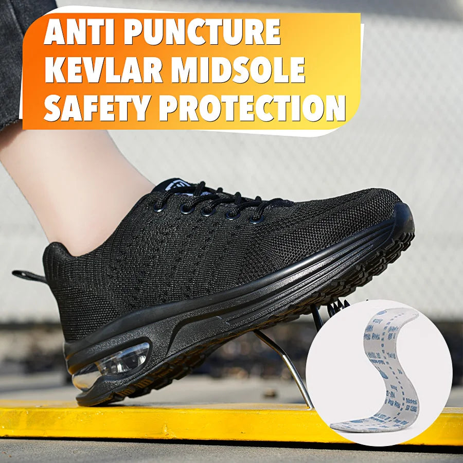 Women's Puncture Resistant Daily Casual Safety Shoes