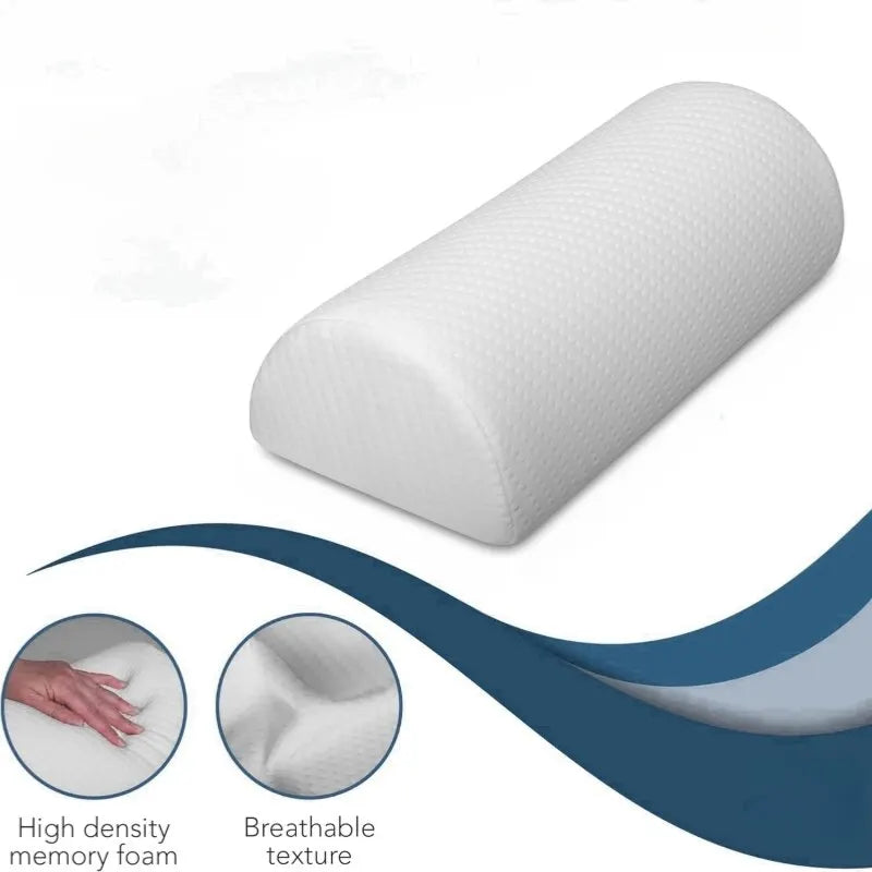 NONECN Comfort Bolster Pillow For Legs Back Head Memory Foam