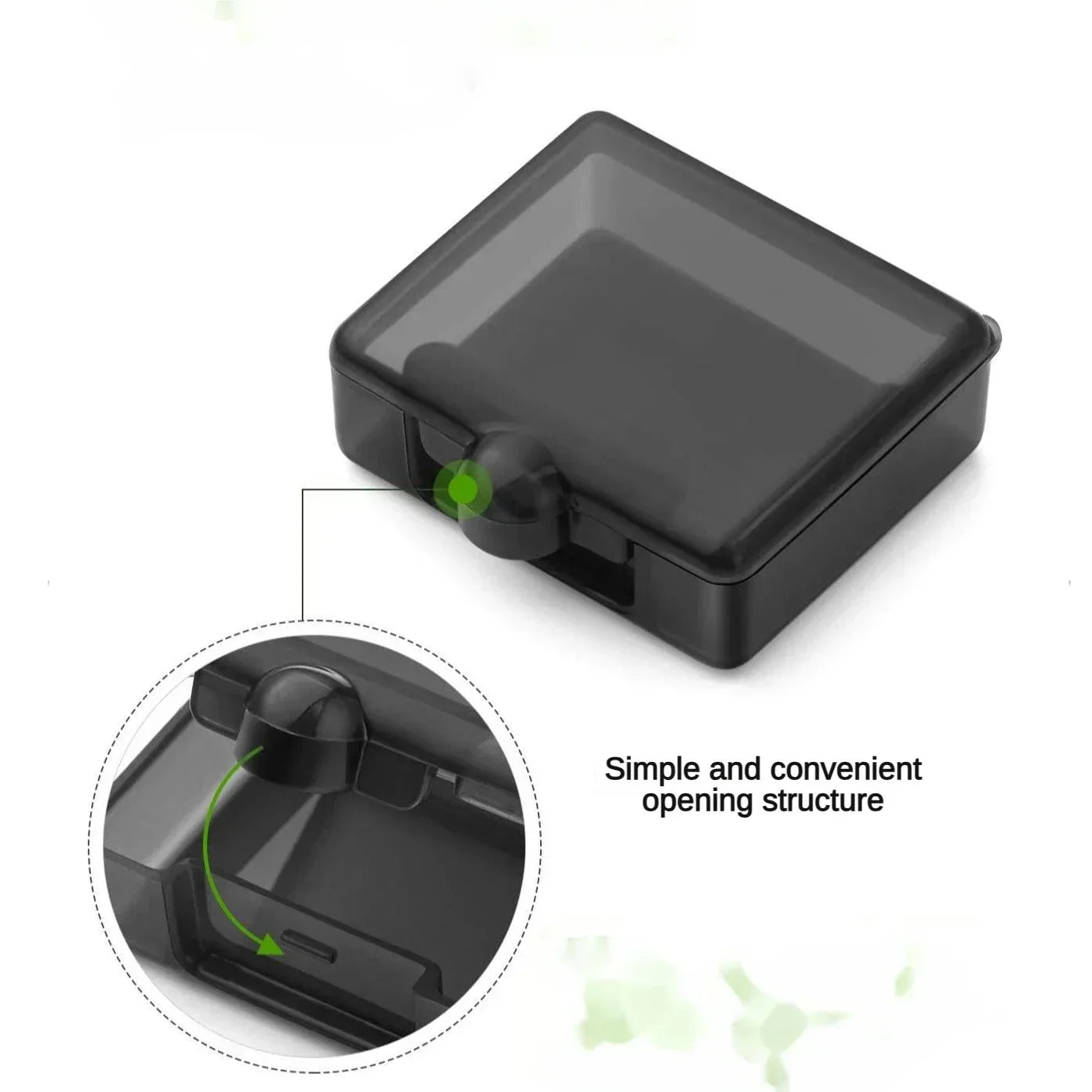 Dawndesslo 3 Pcs Portable Mini Pill Box Organizer Travel Companion