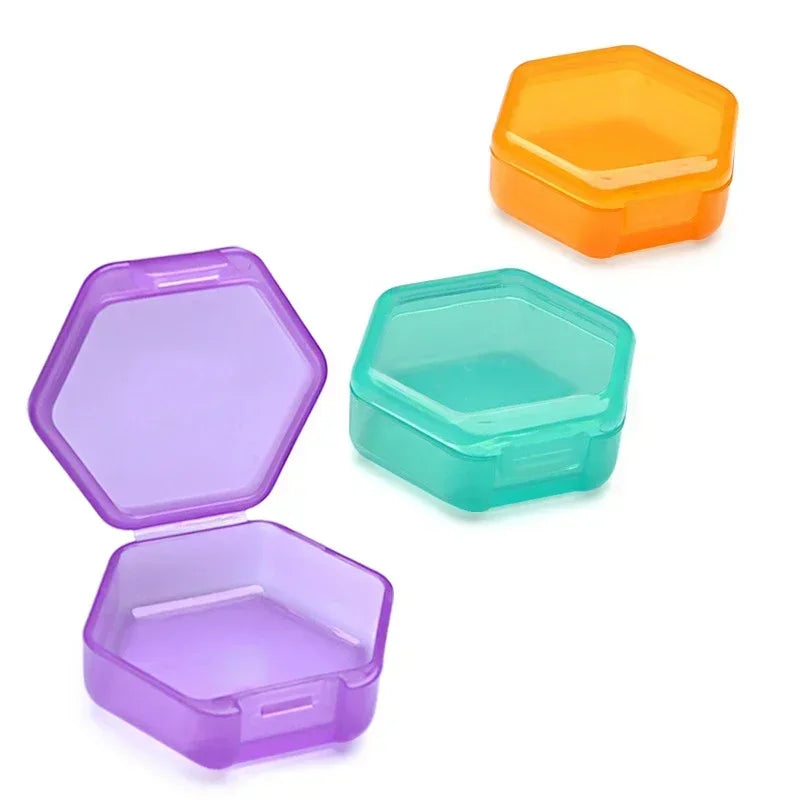 Dawndesslo 3 Pcs Portable Mini Pill Box Organizer Travel Companion