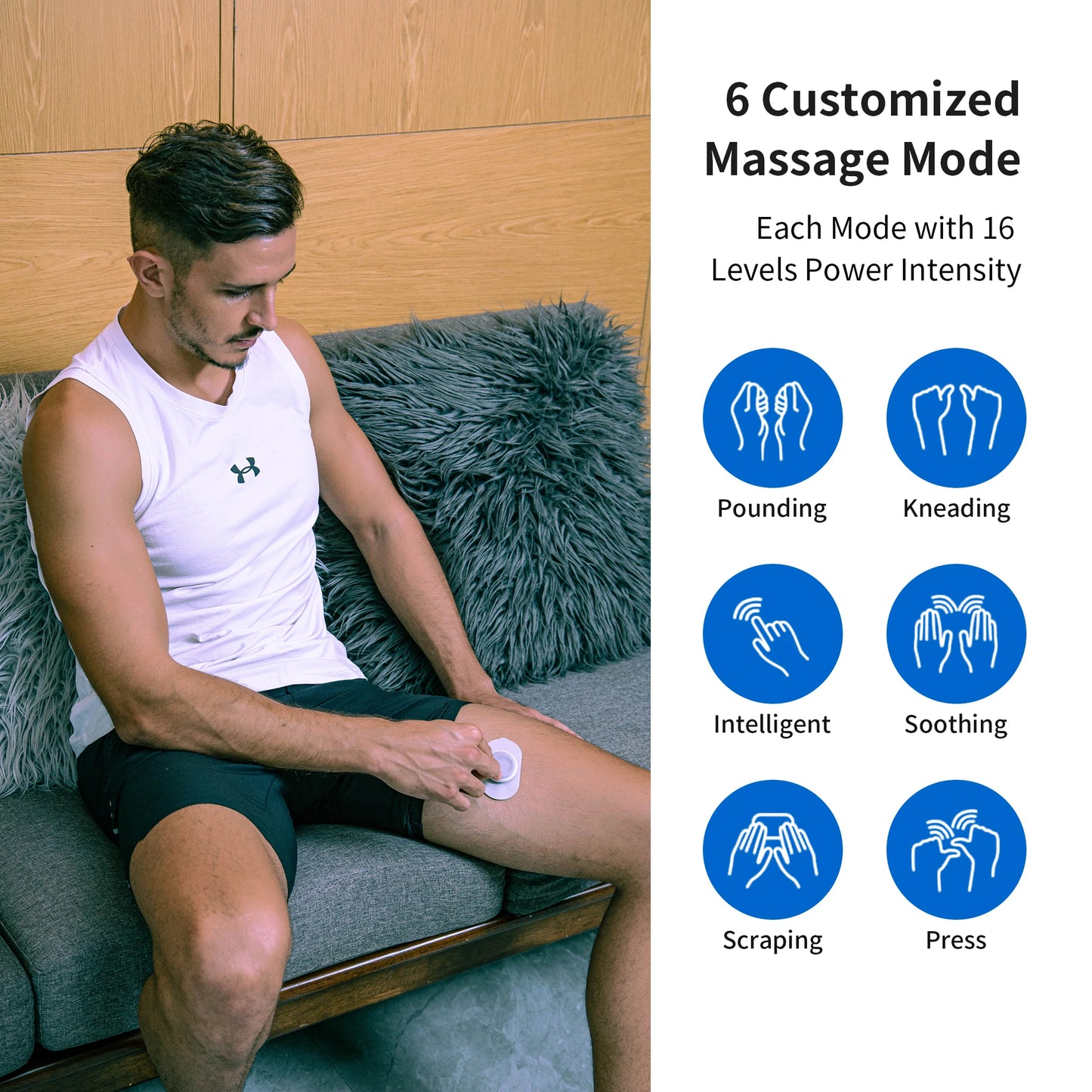 MASGRE Wireless TENS EMS Unit With Pads For Muscle Stimulation