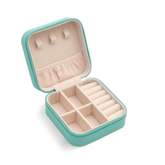 MDNGCN Mini Jewelry Travel Case Portable Organizer For Rings And Earrings