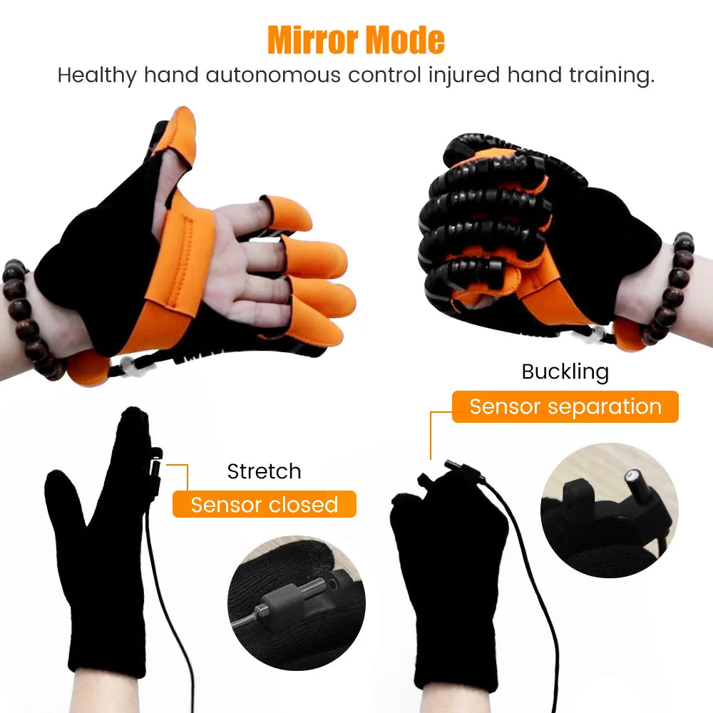 Hand Rehabilitation Robot Gloves for Stroke Hemiplegia Finger Trainer