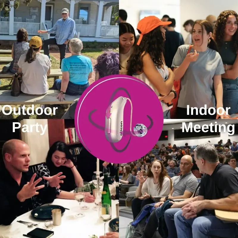 Oticon Intent 3 Intent 4 miniRITE T R hearing aids 48 channels rechargeable programmable Bluetooth direct connection app control