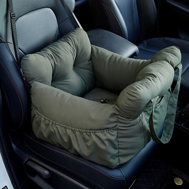 Dog Car Seat With Safety Belt Non Slip Pet Bed For Cars