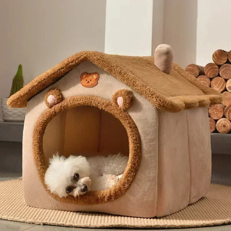 Foldable Pet House Bed For Small To Medium Dogs And Cats