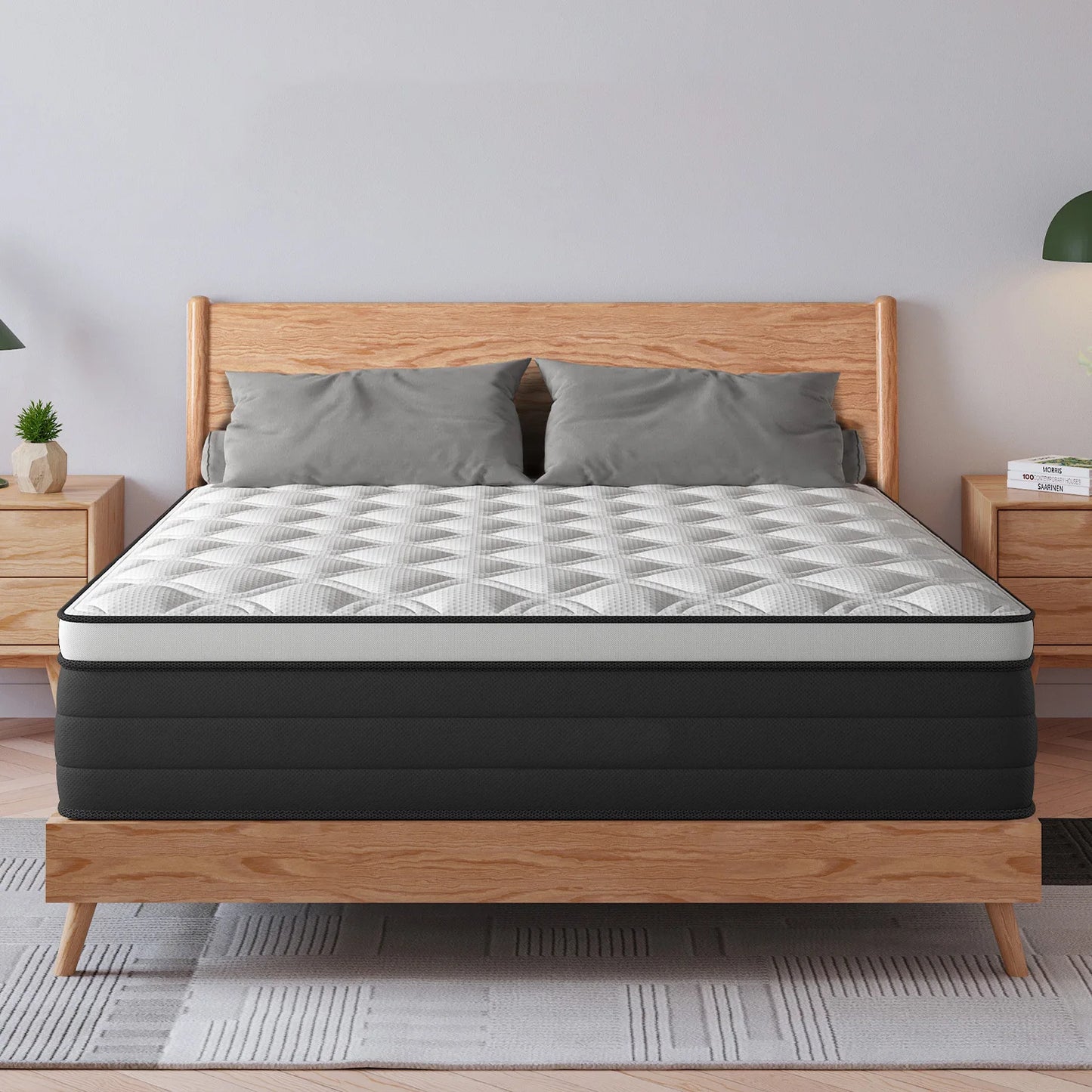 Sweetlove Hybrid Memory Foam Mattress In A Box Medium Firm Lumbar Support