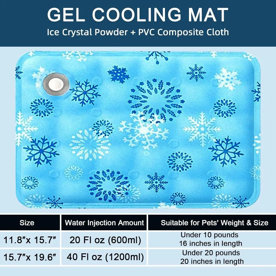Foldable Gel Cooling Mat For Dogs And Cats Pet Pad