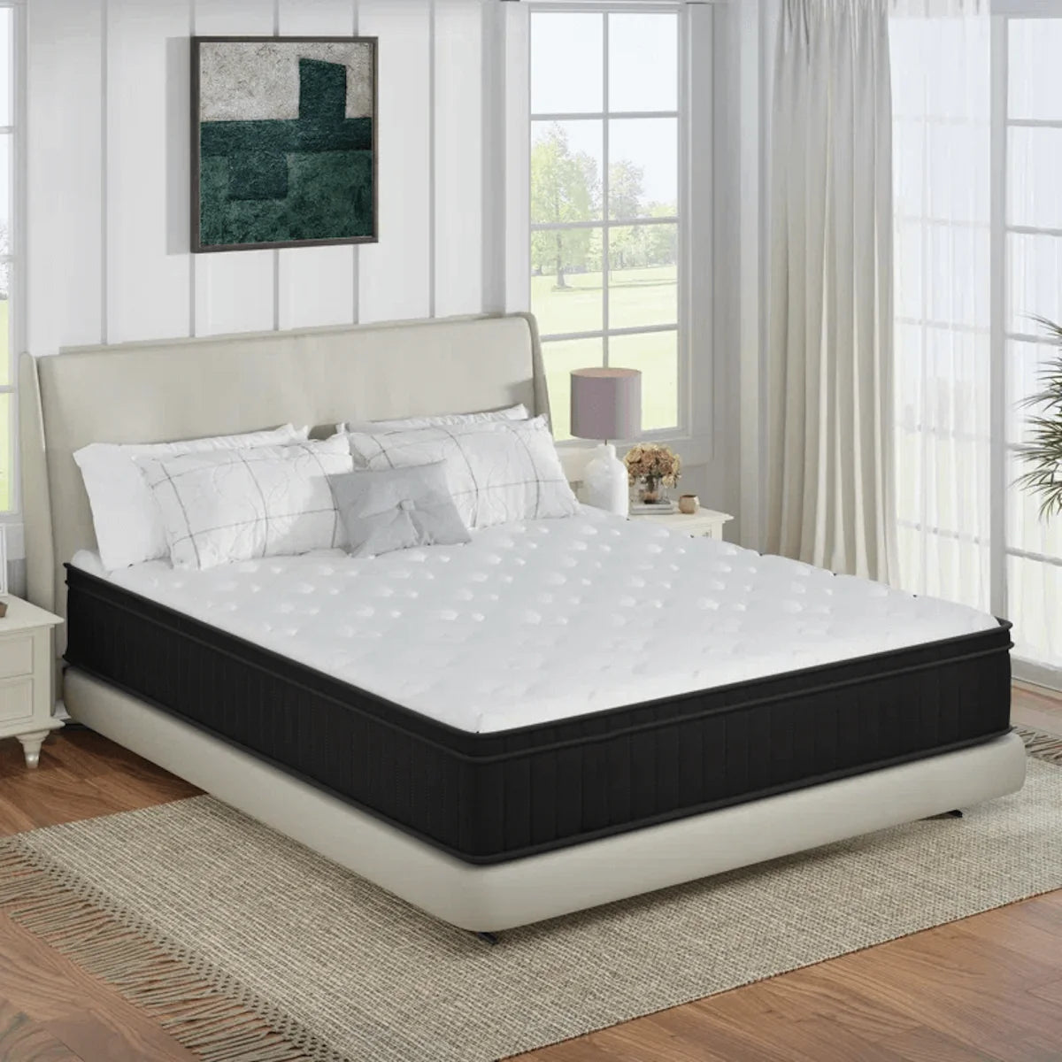 Amztree Hybrid Memory Foam Mattress In A Box Certipur Certified