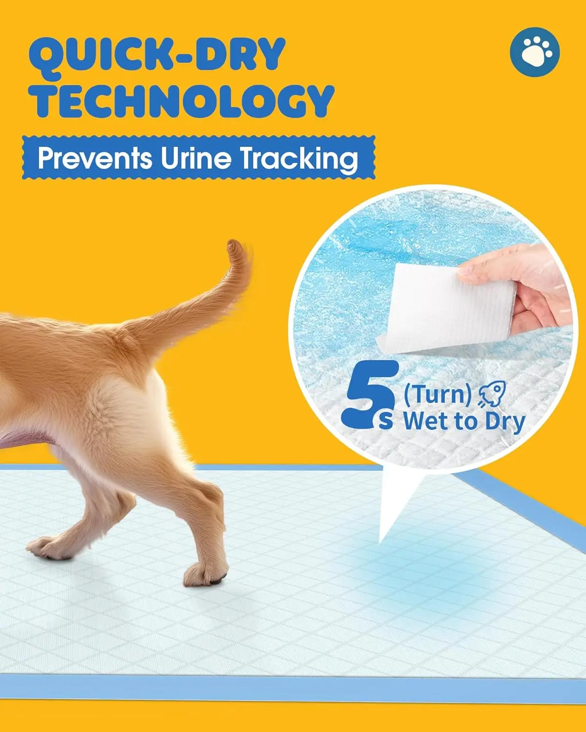 NONEDog Litter 6 Layer Quick Drying Dog Pee Pads Puppy