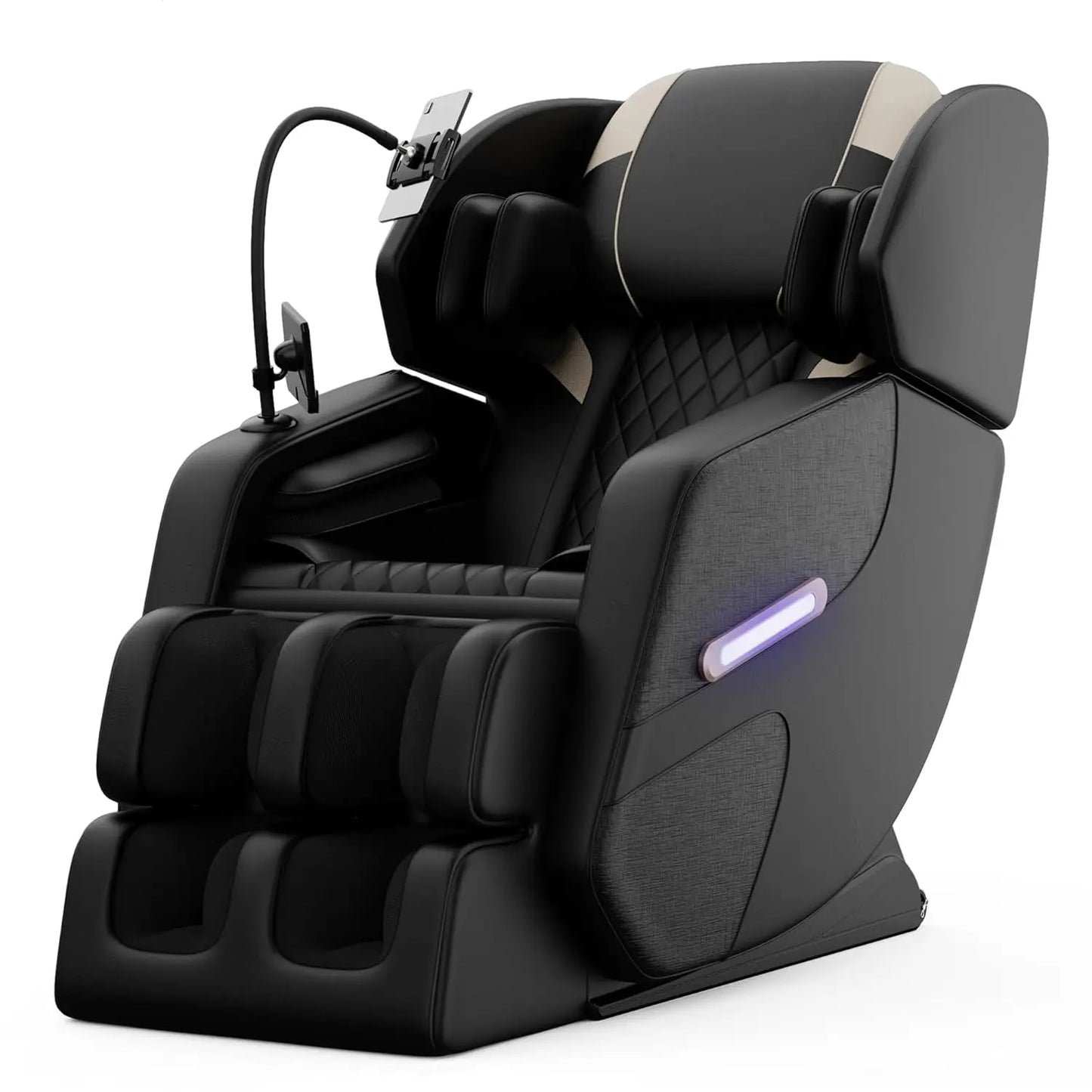 Zero Gravity Leather Massage Chair With Auto Modes And Airbags