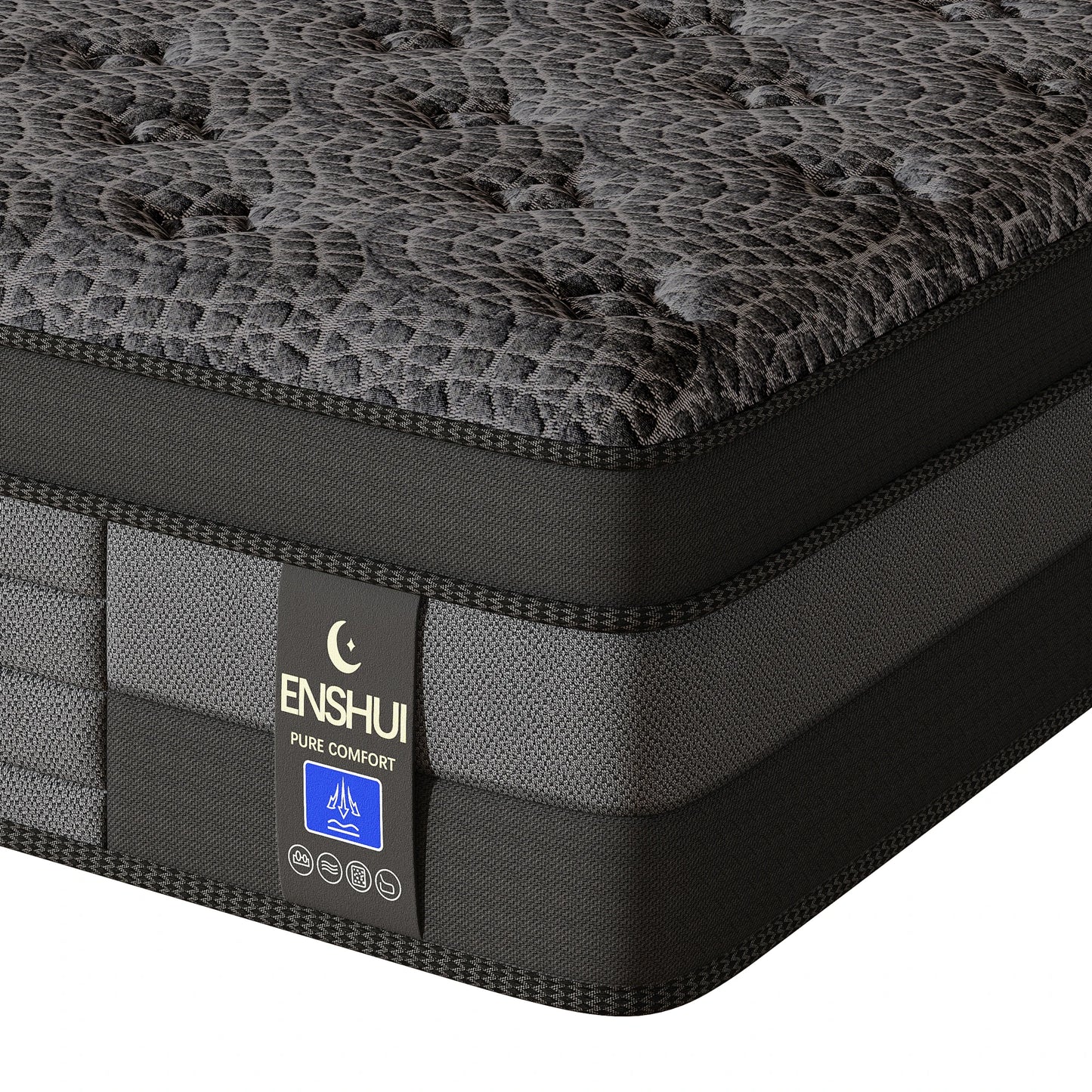 Hybrid Mattress For Back Pain Relief Breathable CertiPurUS