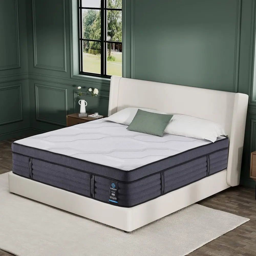 XMSJ Hybrid Gel Memory Foam Mattress With Edge Support Coils