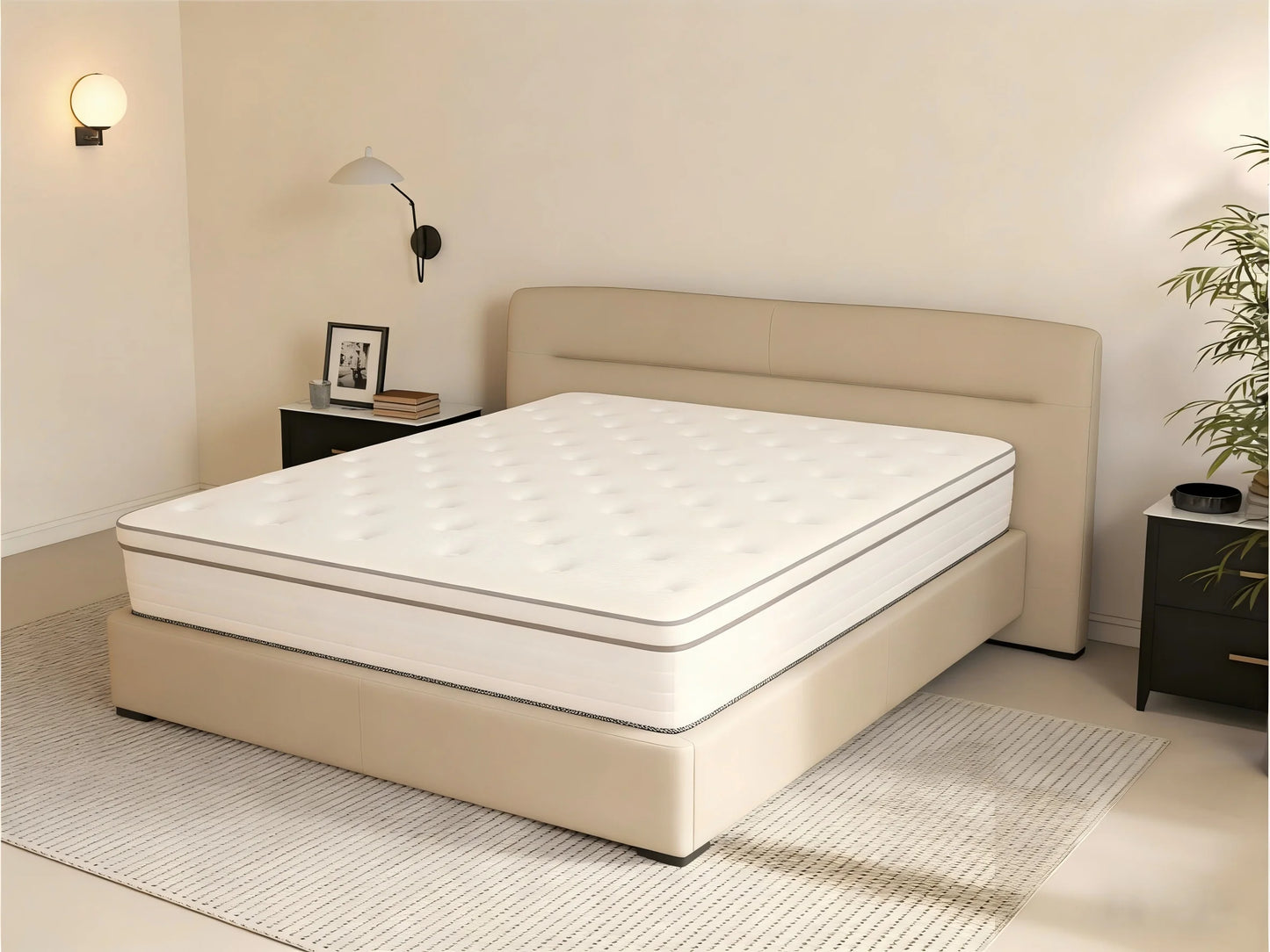 Madevos Memory Foam Pocket Springs Mattress In A Box