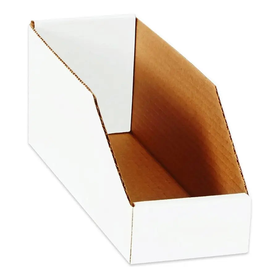 Cardboard Storage Bins Open Top For Home Garage Warehouse Organization
