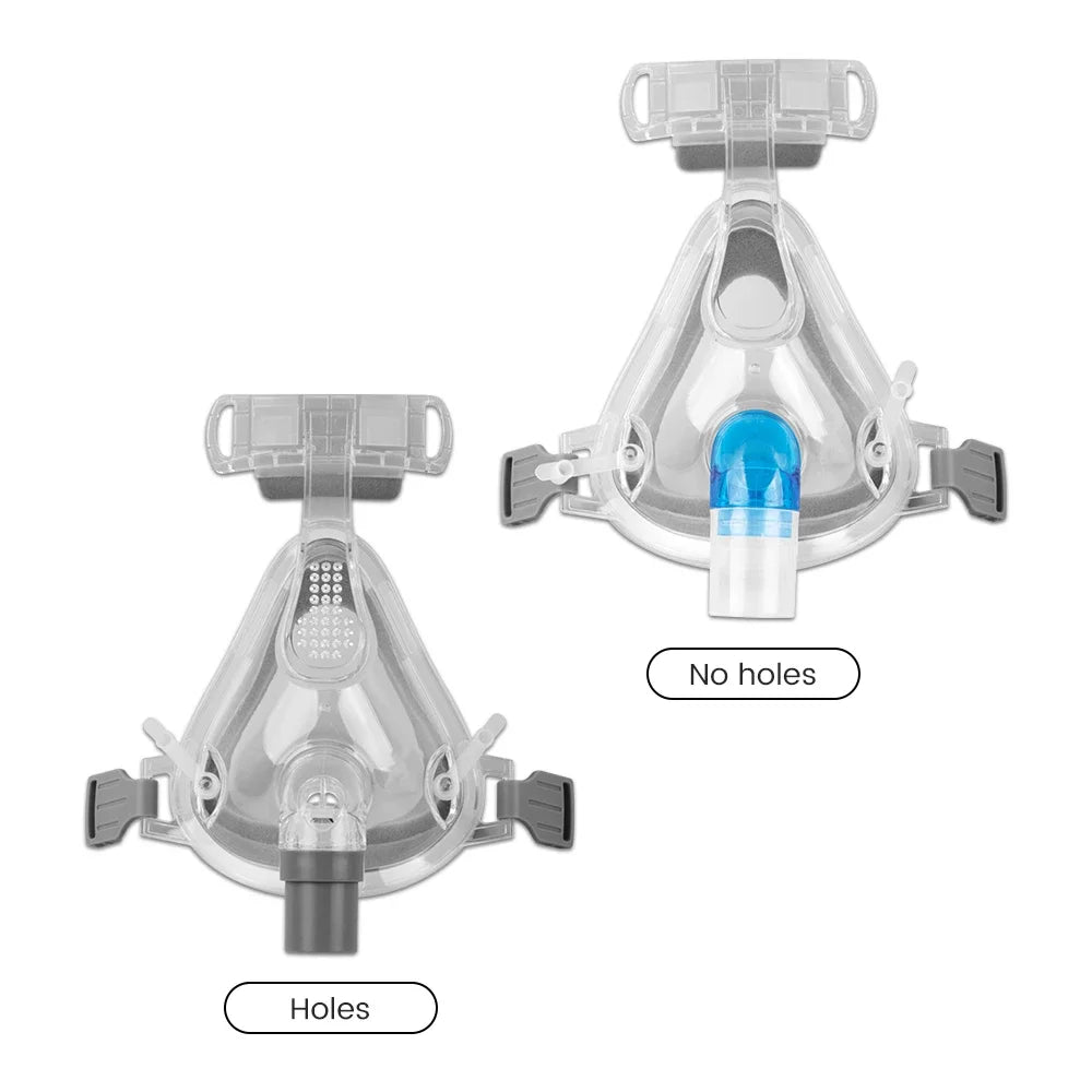 CPAP Apnea Mask For Auto Breathing Full Face Nasal Headgear
