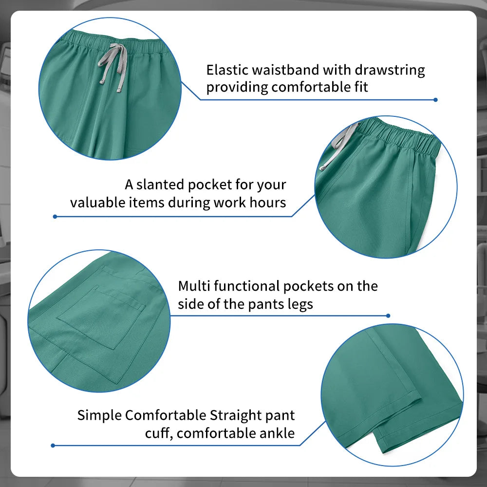 Rubucc Medical Scrubs Set for Women Unisex Nursing Uniforms