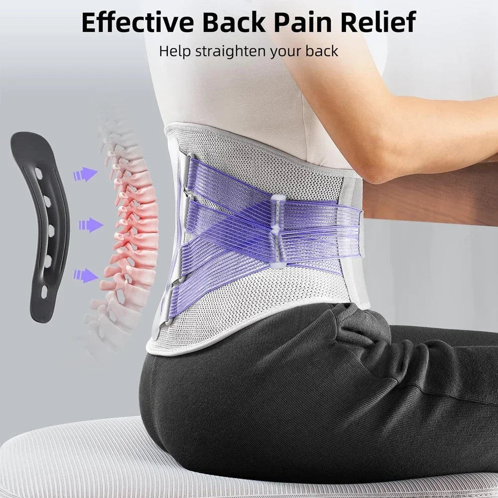 Lower Back Brace For Men And Women Lumbar Belt Sciatica