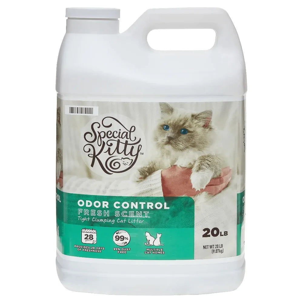Clumping Clay Cat Litter Fresh Scent Odor Control 4 Pack