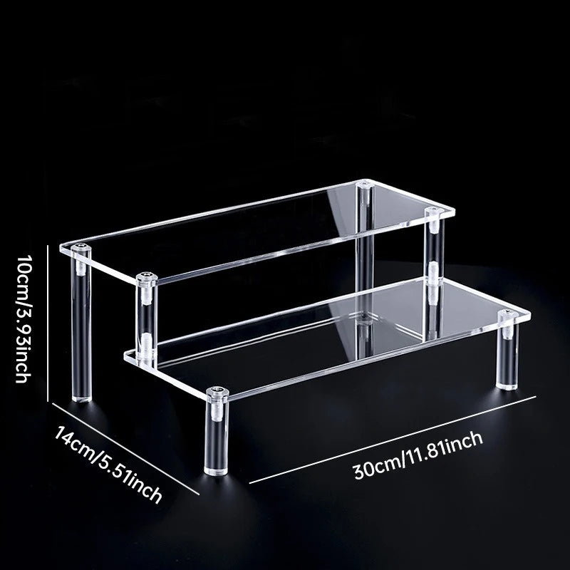 Acrylic Display Stand 1 to 5 Tier Makeup Organizer
