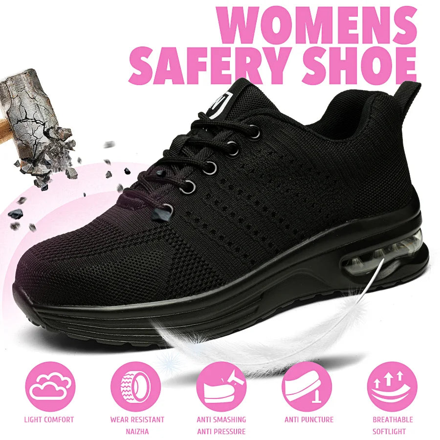 Women's Puncture Resistant Daily Casual Safety Shoes