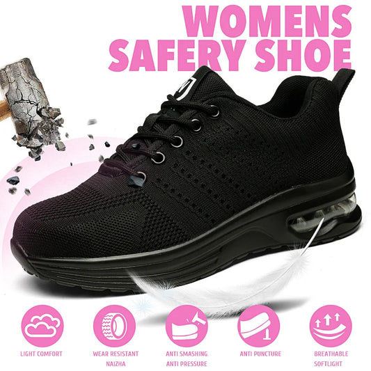 Women's Puncture Resistant Daily Casual Safety Shoes