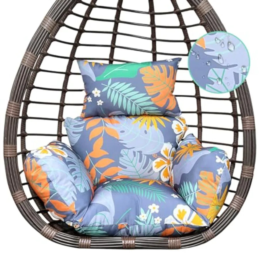 Egg Chair Cushion for Hanging Chair Indoor Outdoor Patio Garden Seat Pad