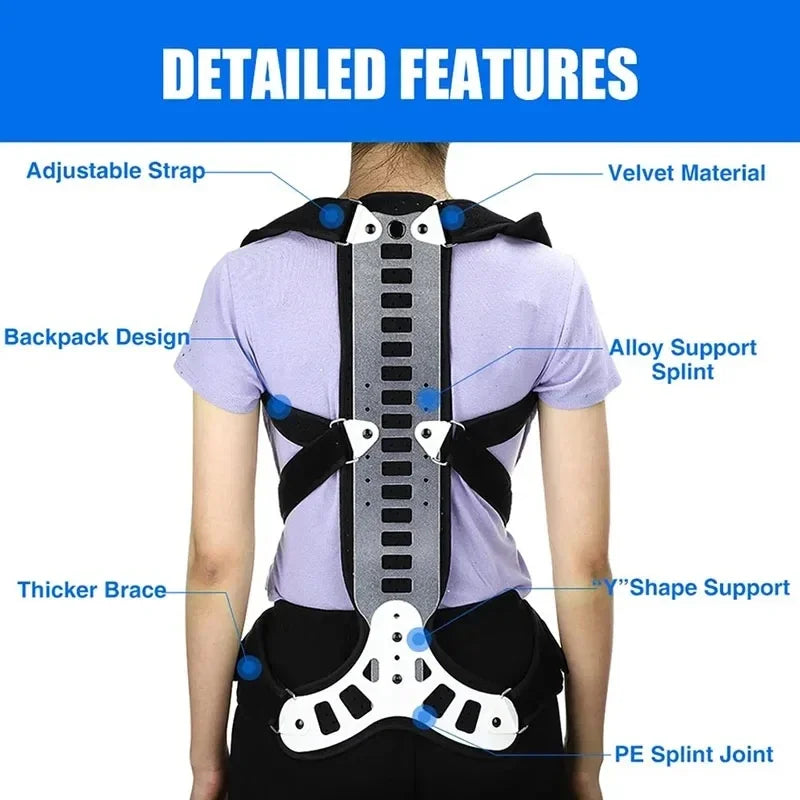 Back Posture Corrector For Men Women Adjustable Spine Support