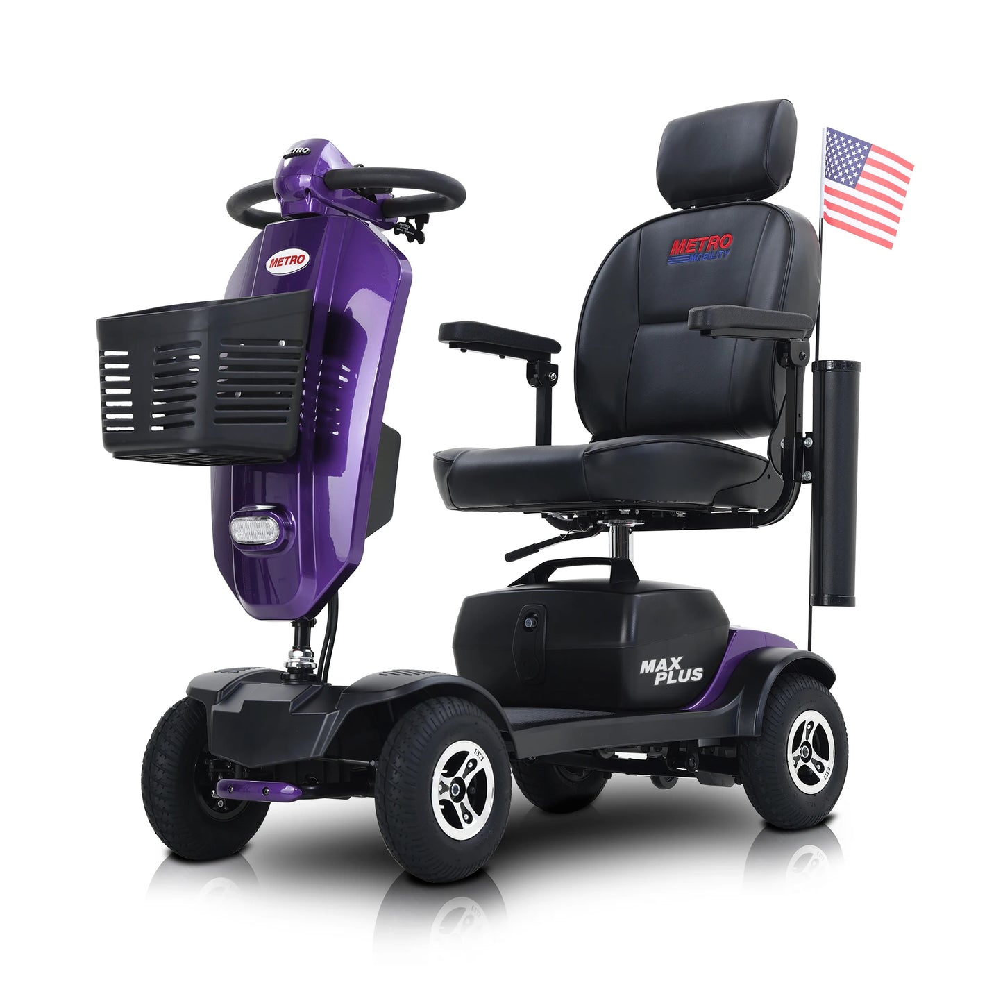 Four-Wheel Outdoor Compact Mobility Scooter With 300W Motor