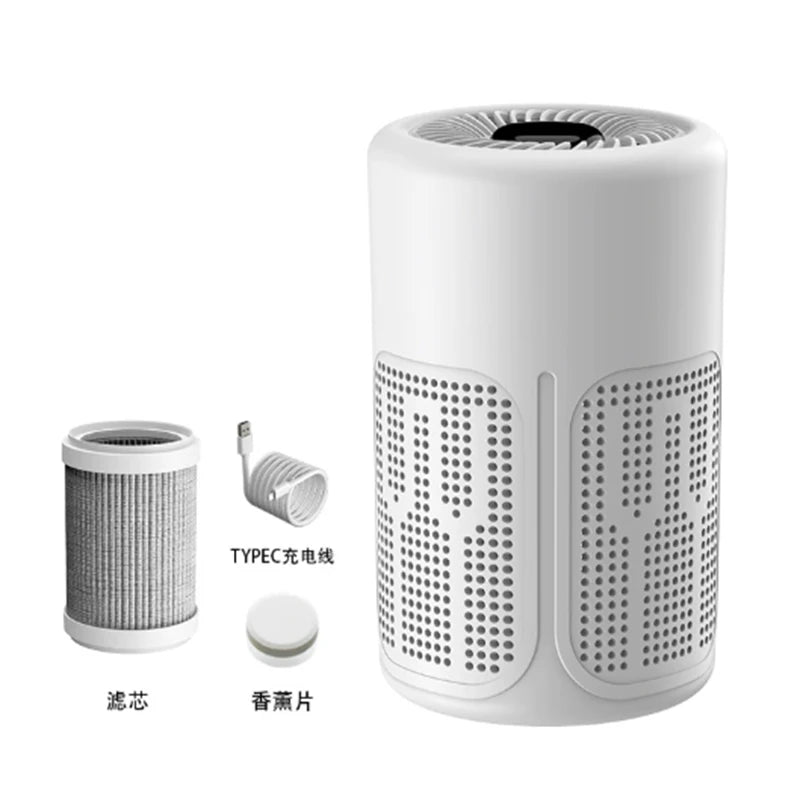 USB HEPA Air Purifier With Negative Ion For Home Use