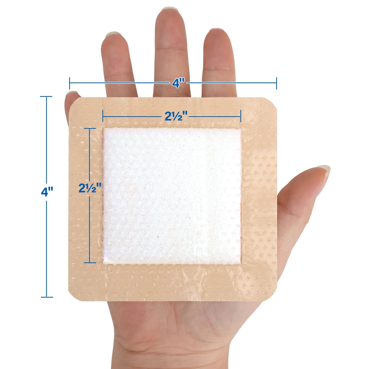 Silicone Foam Dressing Sterile Adhesive Wound Dressing For First Aid