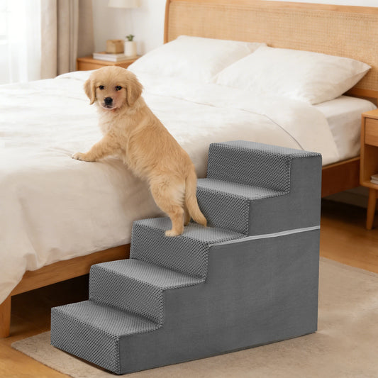 Foam Dog Stairs Ramp Right Angled For Small Dogs Indoor