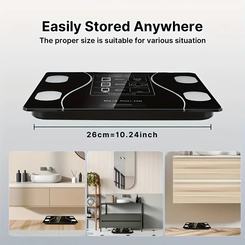 AEHOME Intelligent Digital Body Scale With Backlit LED Display