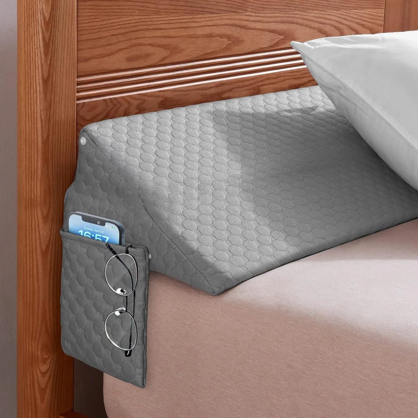 ELAFY Bed Wedge Pillow Gap Filler Between Headboard And Mattress