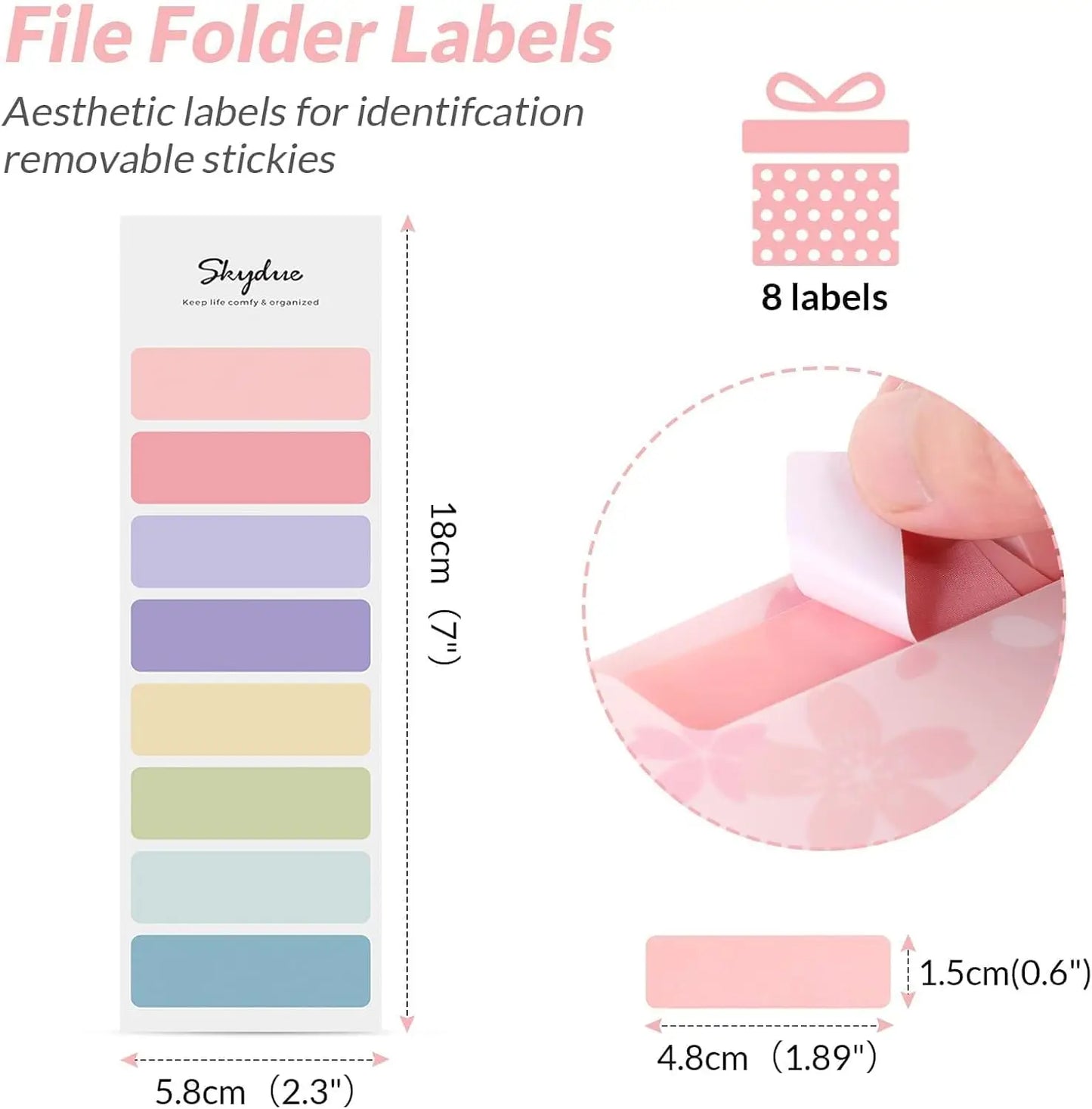 Expanding File Folder With 5 Pockets For Documents