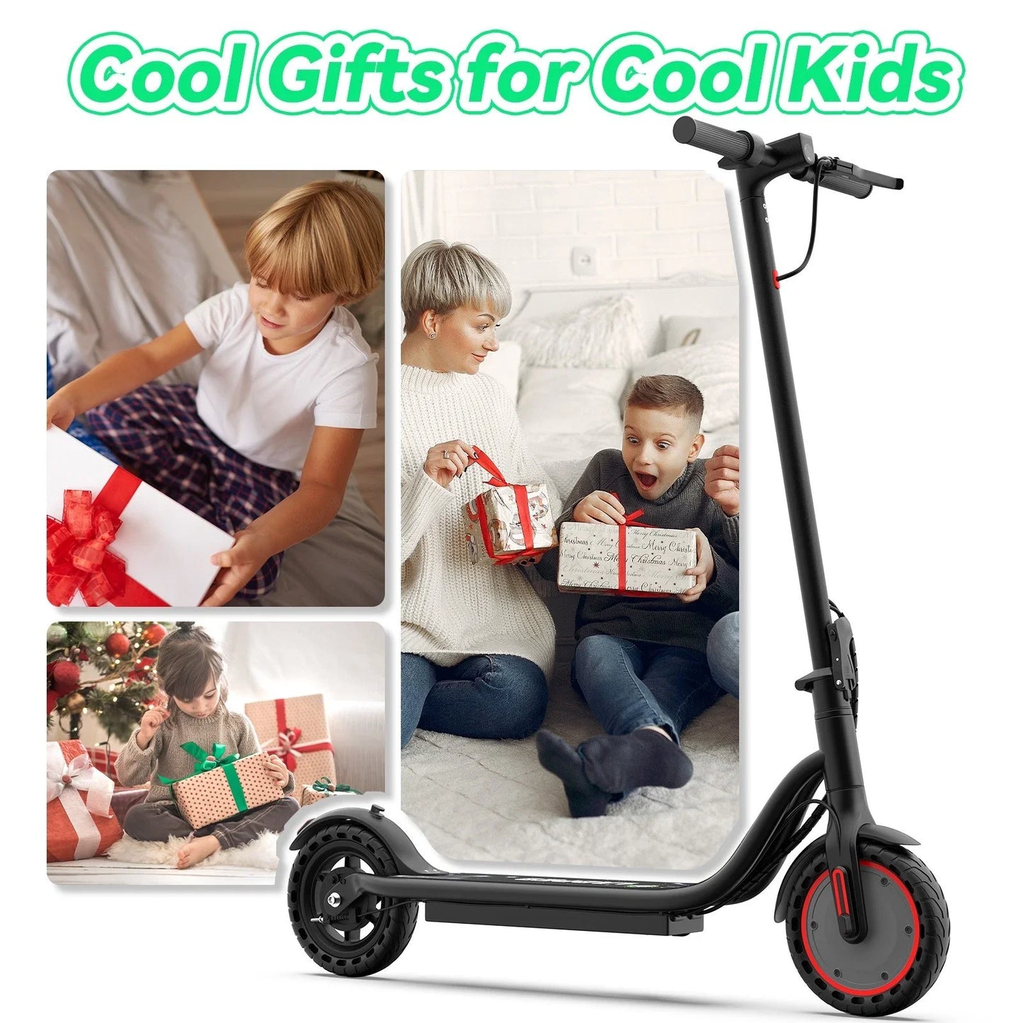LADPED LP30 Foldable Electric Scooter for Kids 16 MPH Max Speed 12 Miles Range
