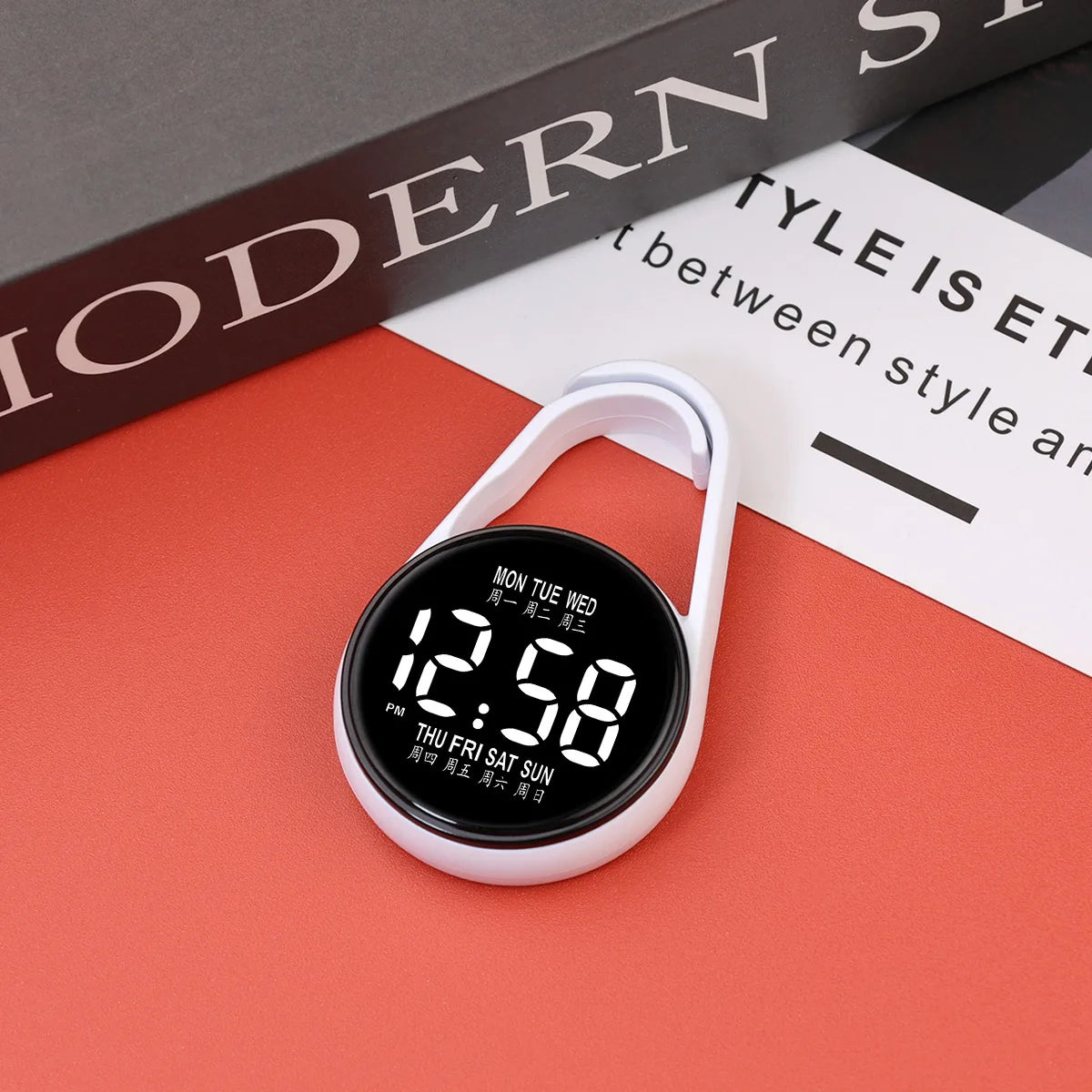 LED Hanging Watch Night Light Pocket Watch Digital Unisex