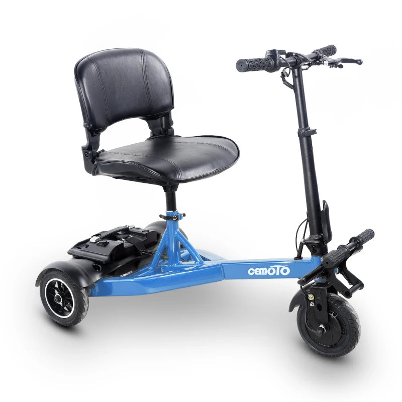 Three Wheel Aluminum Foldable Scooter With Lithium Battery For Elderly