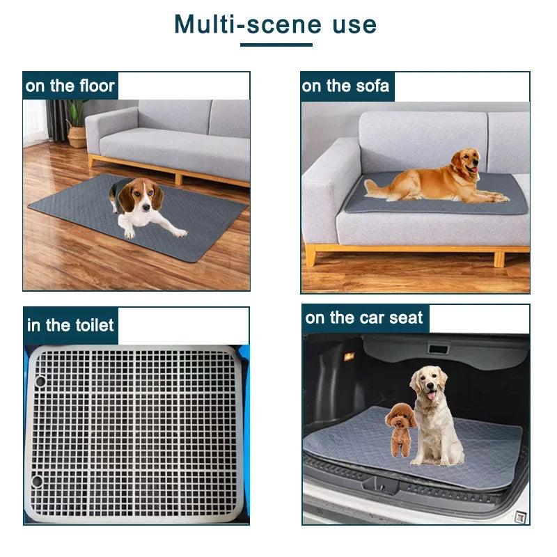 Washable Dog Diaper Mat Pee Pad Waterproof Reusable