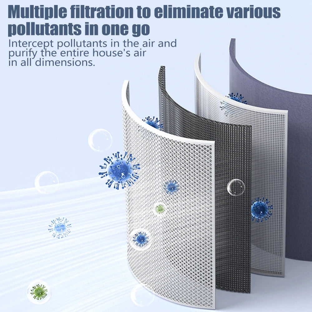 USB HEPA Air Purifier With Negative Ion For Home Use