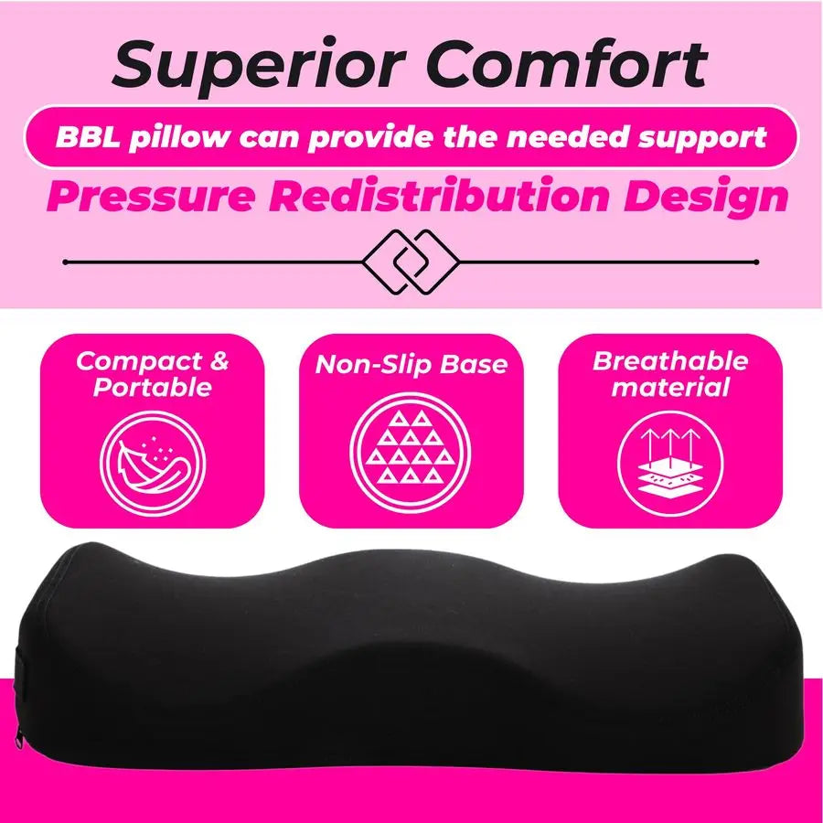 BBL Post Surgery Car Pillow for Driving and Sitting Support