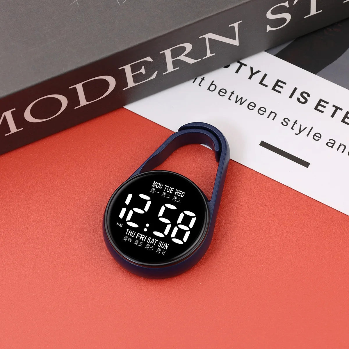 LED Hanging Watch Night Light Pocket Watch Digital Unisex
