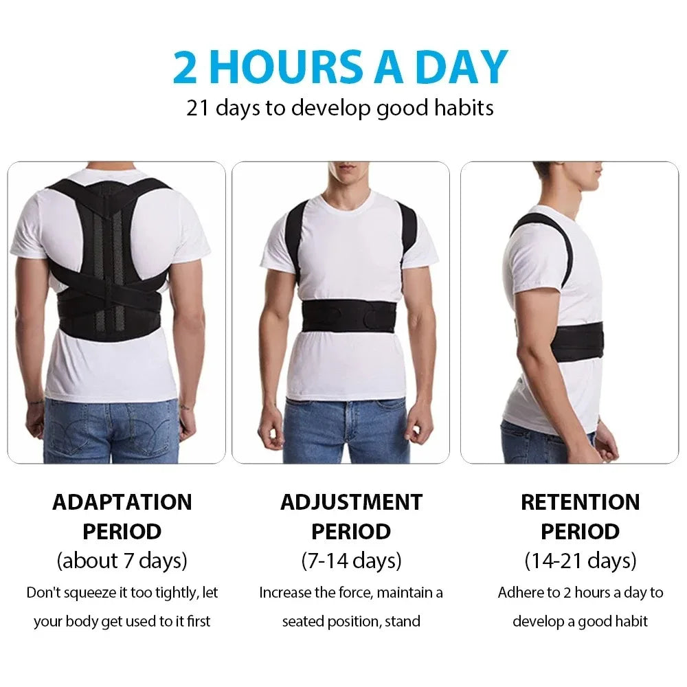 Back Brace Posture Corrector Belt for Women and Men