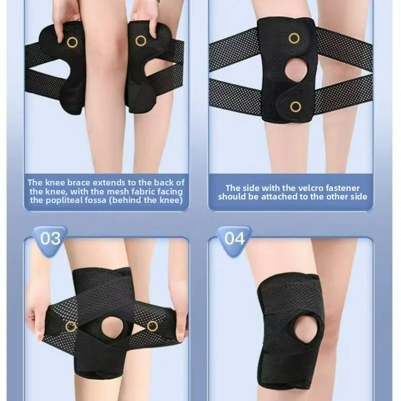 Knee Brace for Pain Compression Support with Air Mesh Fabric