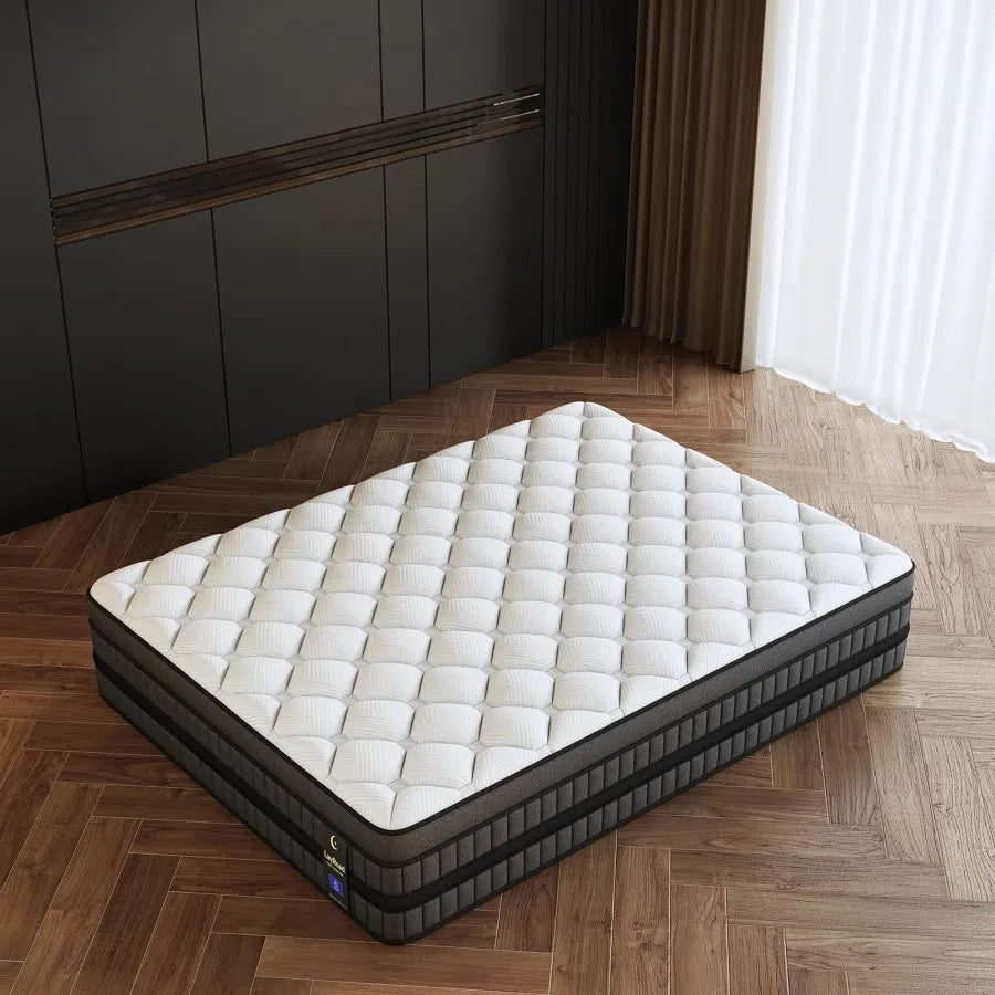 Hybrid Gel Memory Foam Mattress With Pocketed Springs Medium Firm