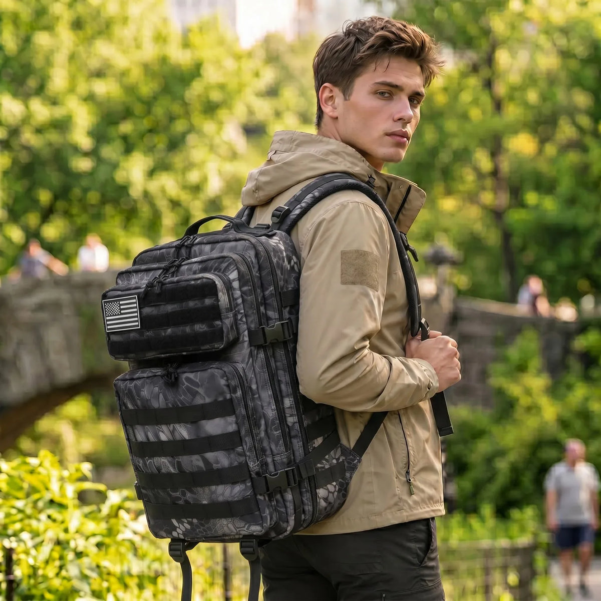 ReFire Gear Molle Tactical Backpack For Hiking Travel Camping