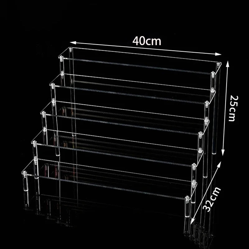 Acrylic Display Stand 1 to 5 Tier Makeup Organizer